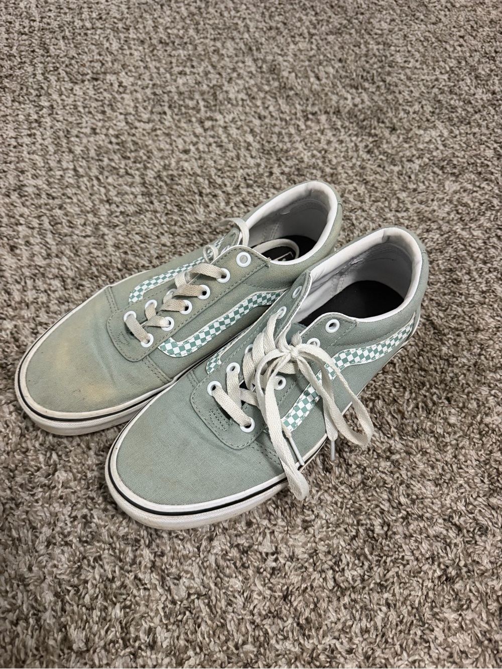 Vans Mint Green Classic Low-Top Sneakers
